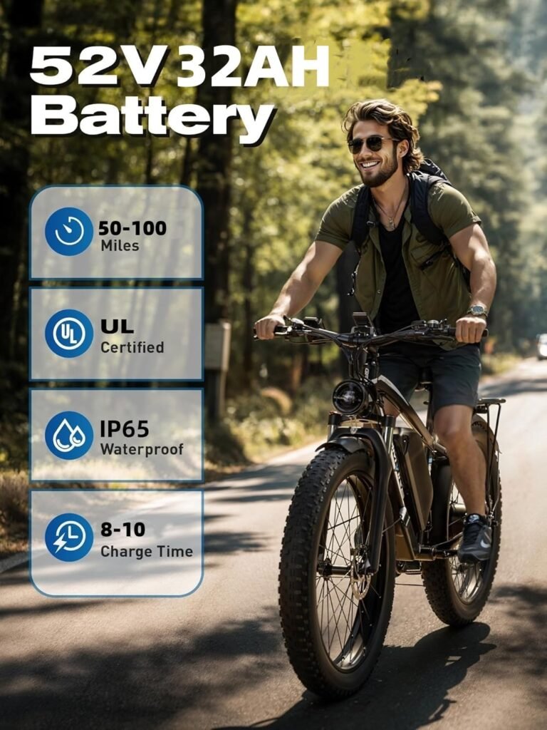 ECOCOGY 52V battery electric bicycle rear rack setup