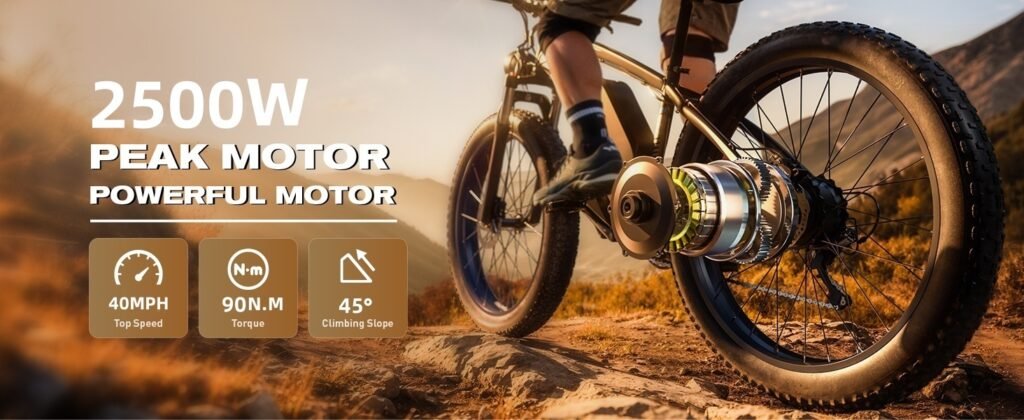 ECOCOGY 2500W peak electric bike city and trail use